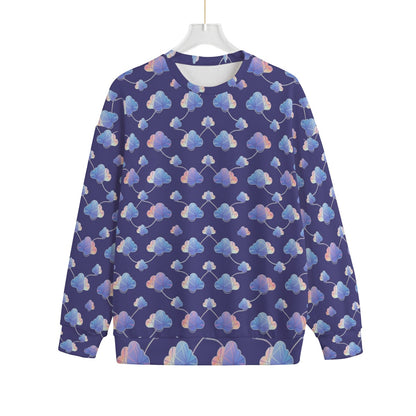 Unisex Drop-shoulder Knitted Fleece Sweater - view 1