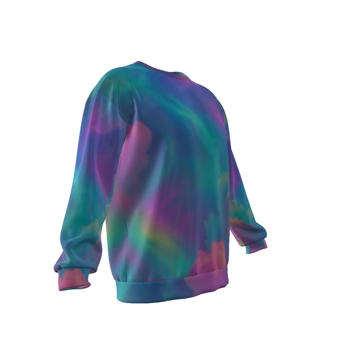 Men's Drop Shoulder Round Neck Long-Sleeved Sweatshirt