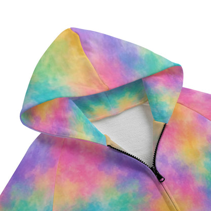 Children’s Zip-Up Raglan-Sleeve Hoodie | 310 GSM Cotton - view 3