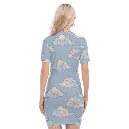 Women's Polo Collar Dress