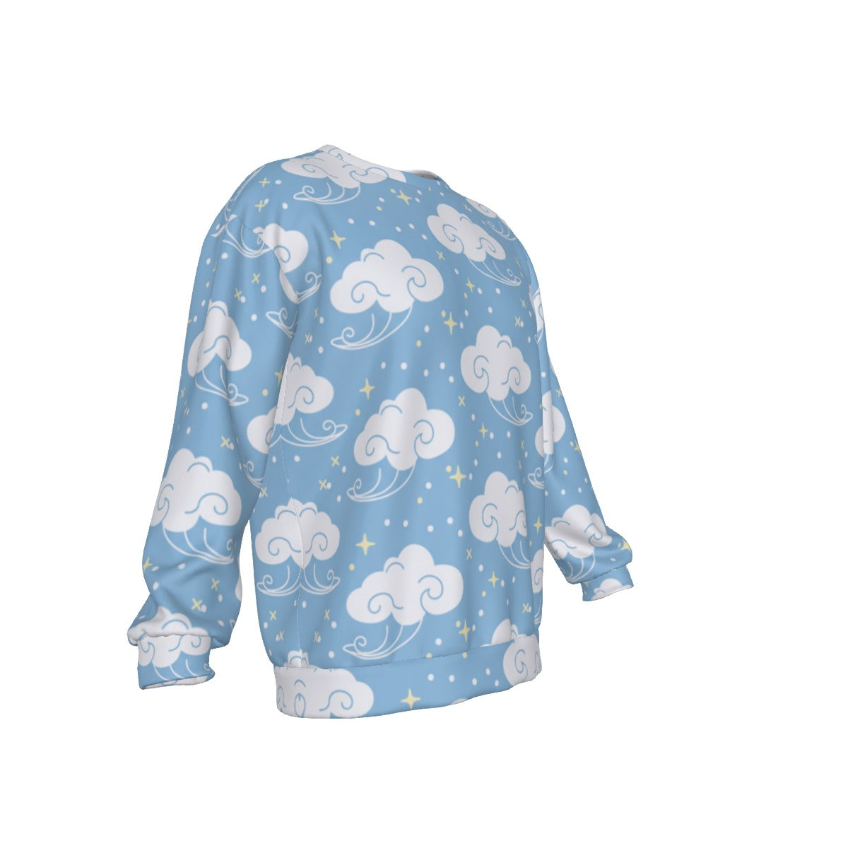 Men's Drop Shoulder Round Neck Long-Sleeved Sweatshirt