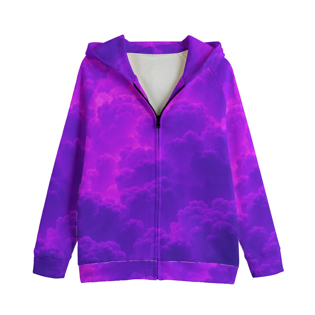 Unisex Kid's Zip Up Raglan Sleeve Hoodie | 310GSM Cotton