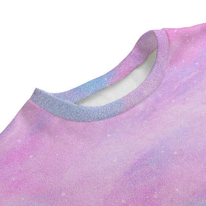 Unisex Drop-shoulder Knitted Fleece Sweater - view 3