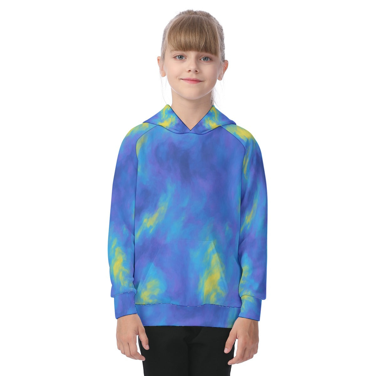 Unisex Kid's Raglan Pullover Hoodie
