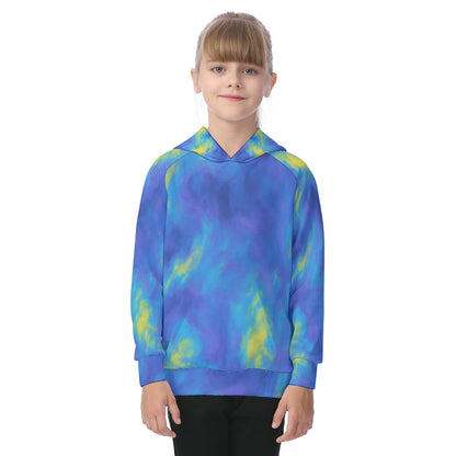 Unisex Kid's Raglan Pullover Hoodie
