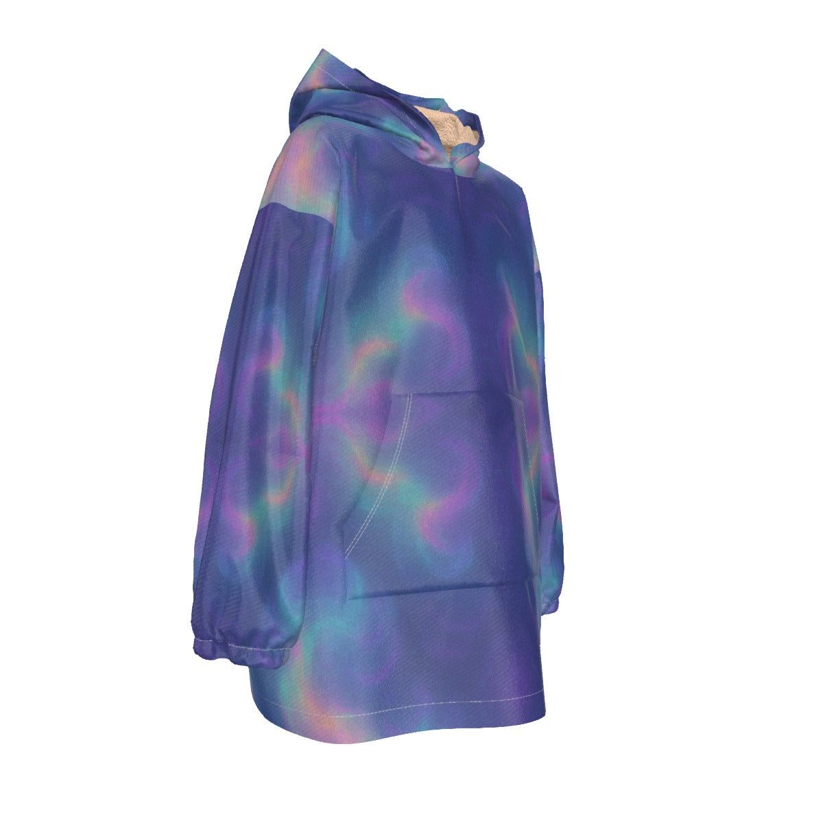 Unisex Kid's Sherpa Fleece Hoodie Blanket