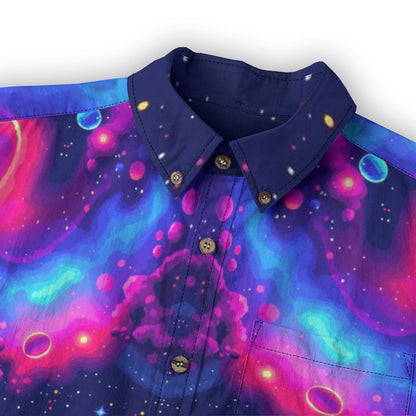 Men's Casual Lapel Long Sleeve Shirt|125GSM Cotton