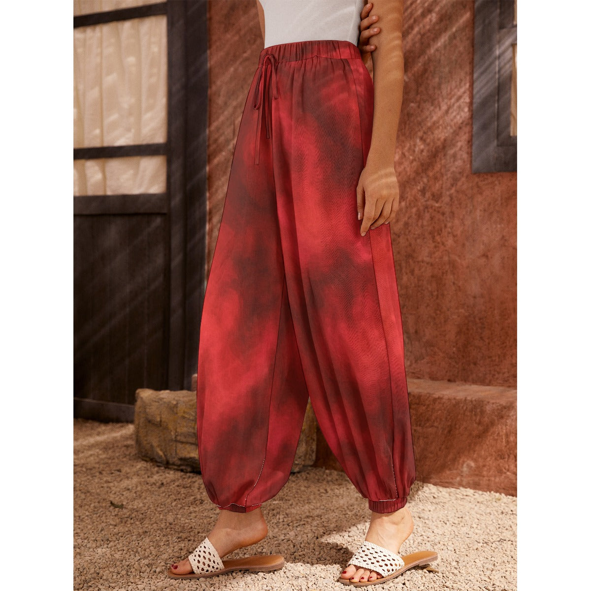 Women's Carrot Pants with Pockets