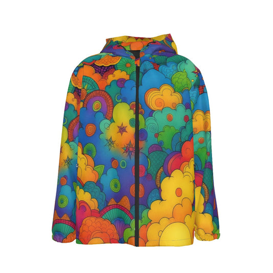 Men's Hooded Zipper Windproof Jacket