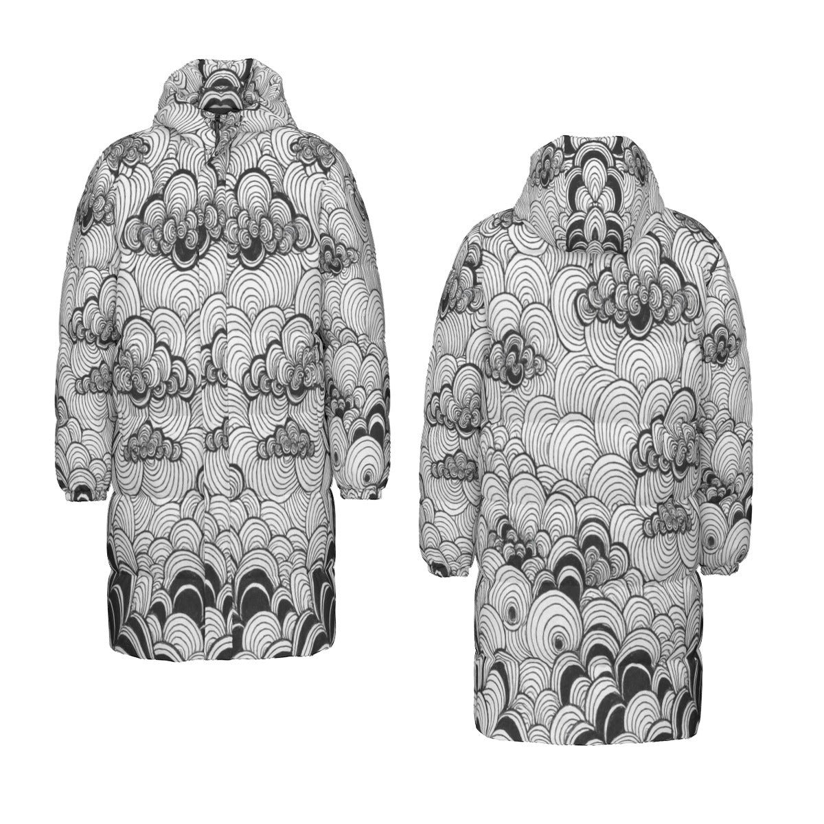 Unisex Long Down Jacket