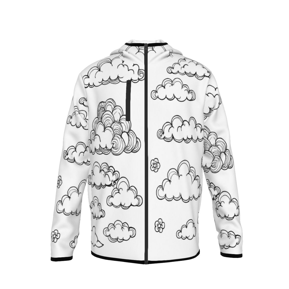 Men's Stylish Hoodie with Thumb Hole Design - view 1