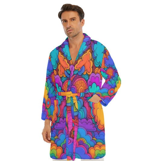 Men's Borg Fleece Robe