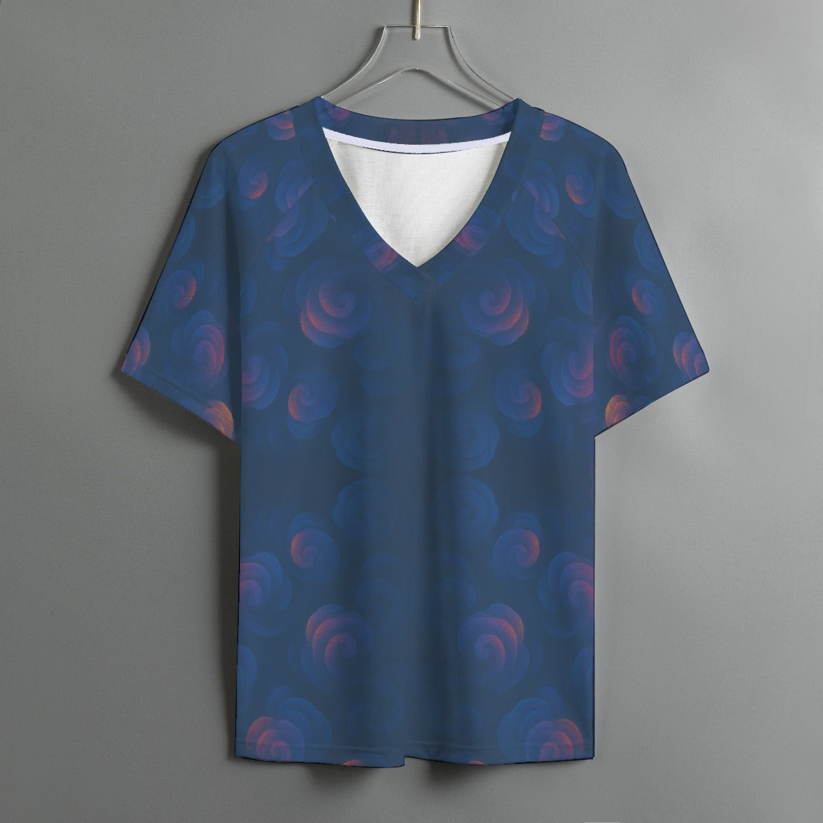 Women's V-neck T-shirt With Short Sleeve
