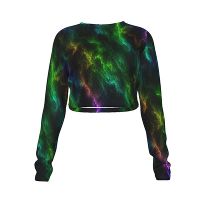Women's Round Neck Crop Top T-Shirt