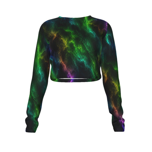 Women's Round Neck Crop Top T-Shirt