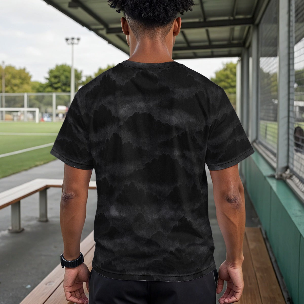 Unisex Drop Shoulder Crew Neck T-Shirt