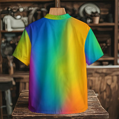 Men's Henley Shirt With Chest Pocket