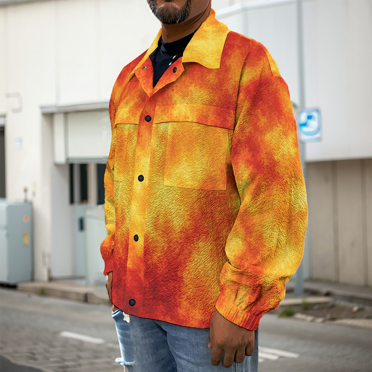 Men’s Casual Lapel Jacket - view 2