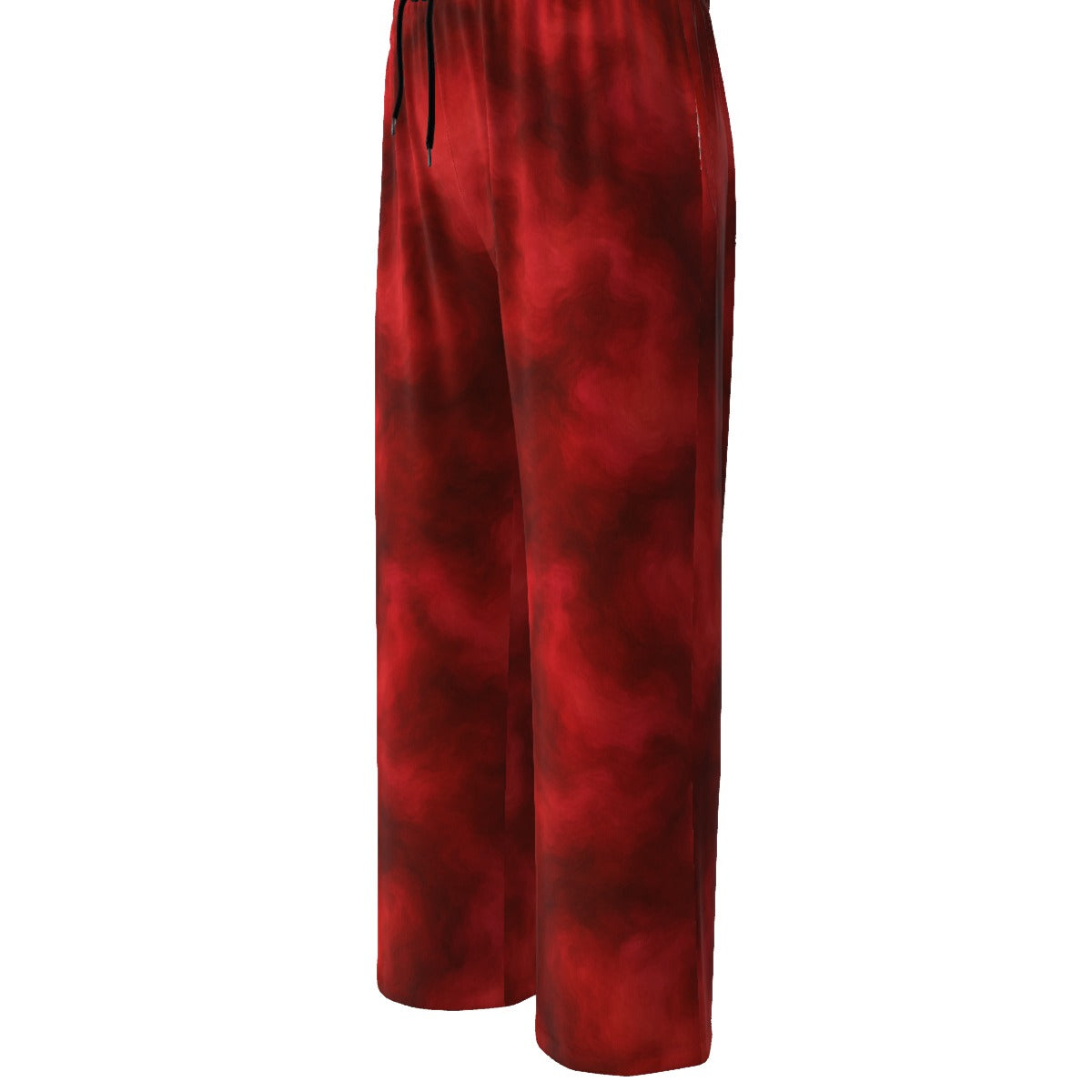Unisex Knitted Fleece Wide Leg Pants
