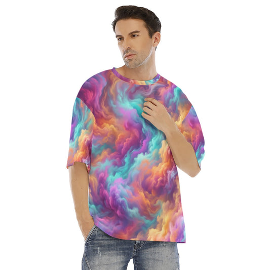 Men's Drop Shoulder T-shirt With Short Sleeve