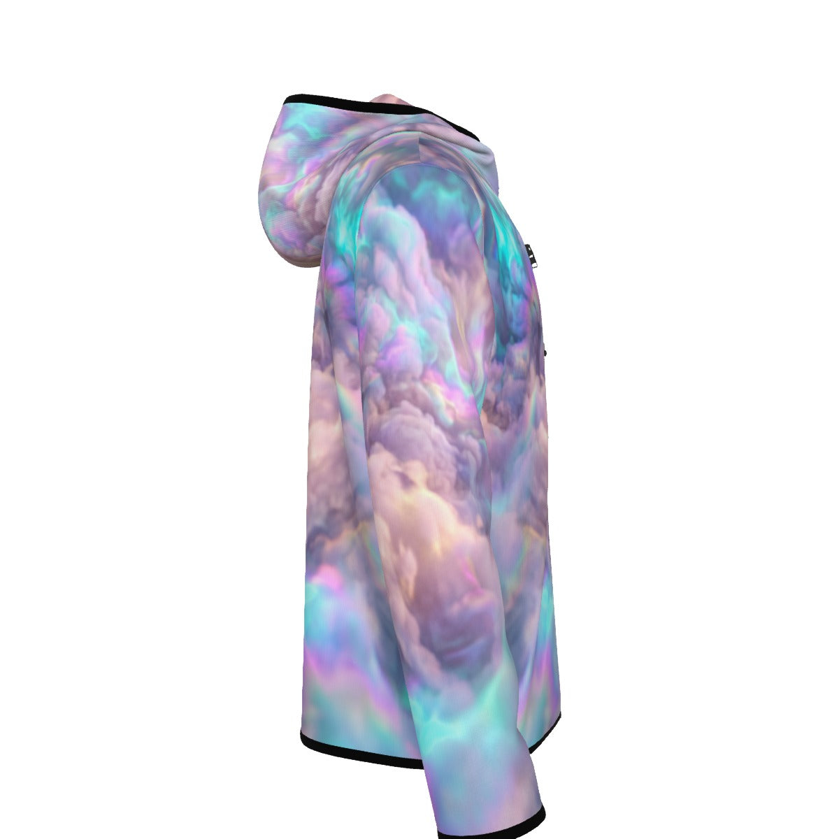 Men's Stylish Hoodie with Thumb Hole Design - view 3