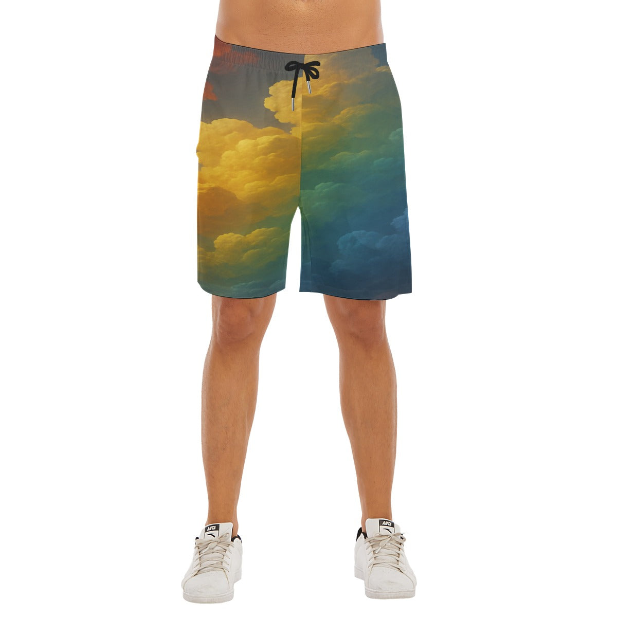 Men's Beach Shorts With Elastic Waist