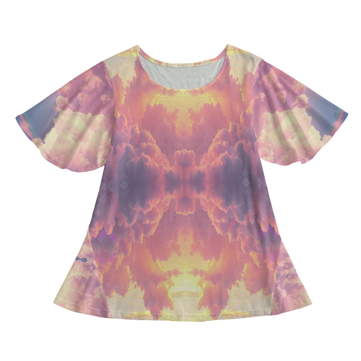 Women's Round Neck T-shirt With Short Sleeve