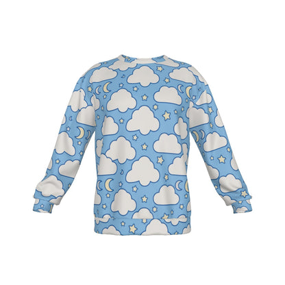 Men's Drop Shoulder Round Neck Long-Sleeved Sweatshirt