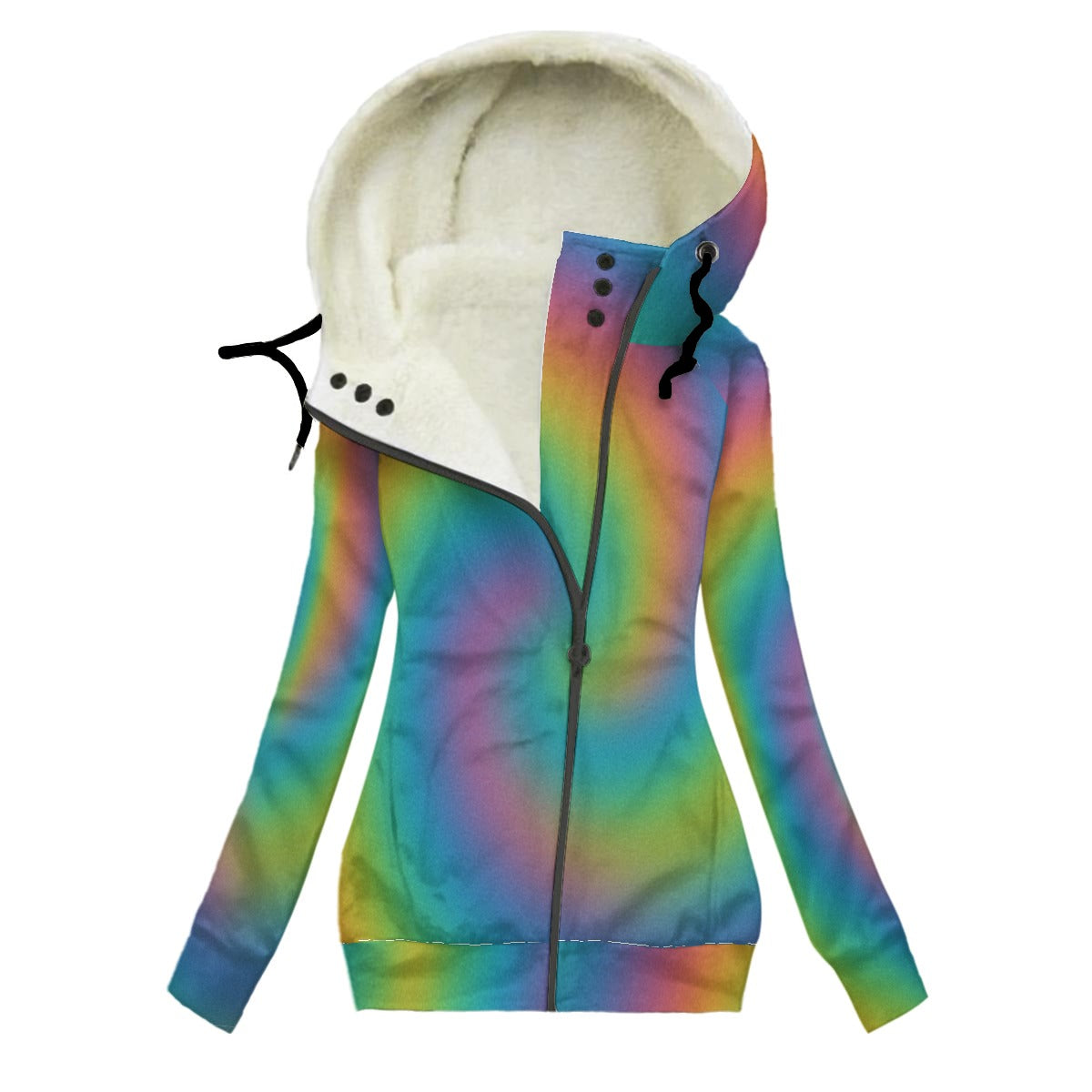 Women's Long Jacket With Fleece Lining