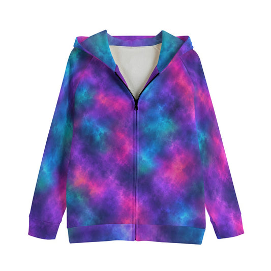 Children’s Zip-Up Raglan-Sleeve Hoodie | 310 GSM Cotton - view 1