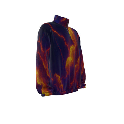 Unisex Turtleneck Zippered Sweatshirt