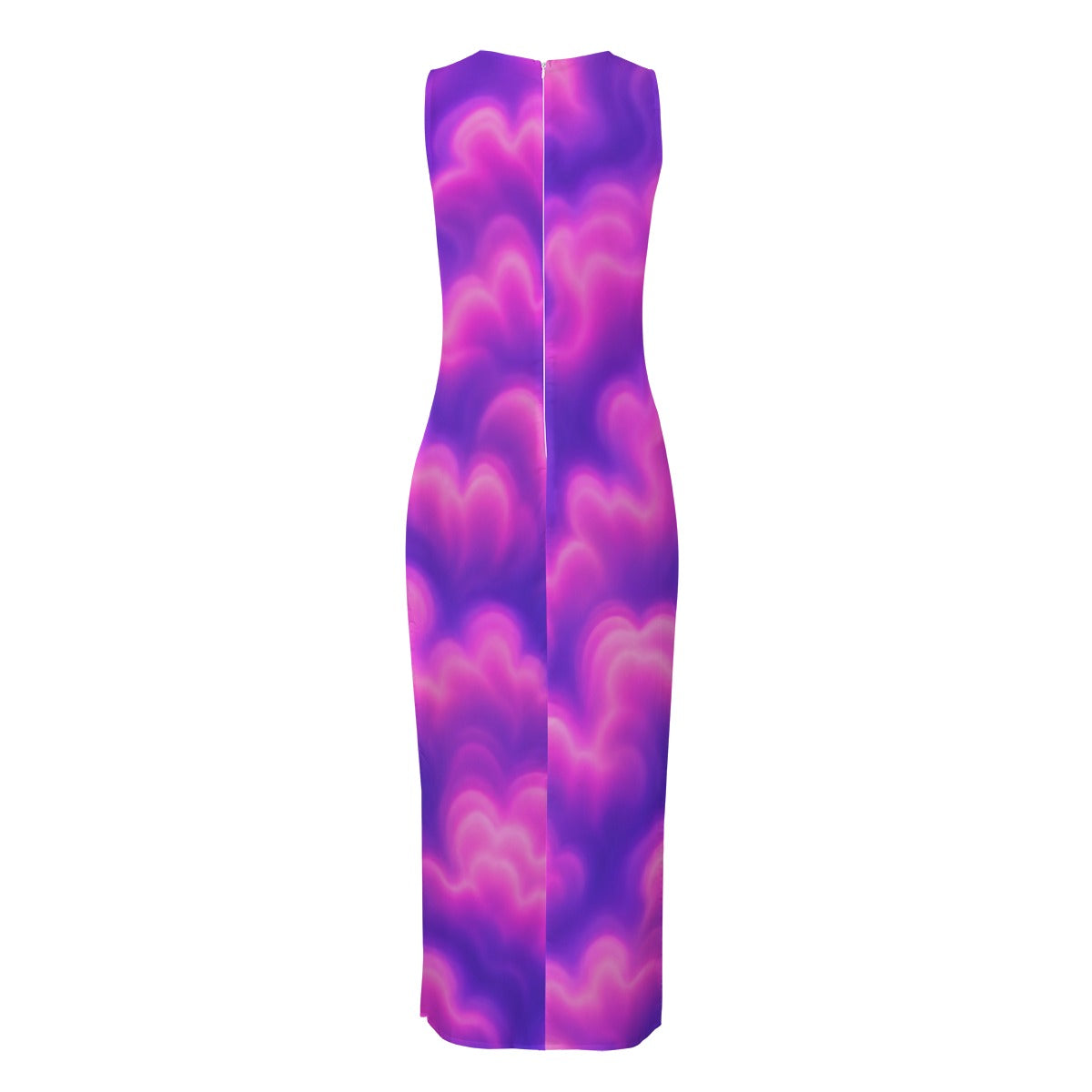 Women's Beach Perspective Chiffon Sleeveless Dress