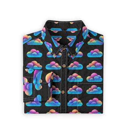 Men's Casual Lapel Long Sleeve Shirt|125GSM Cotton