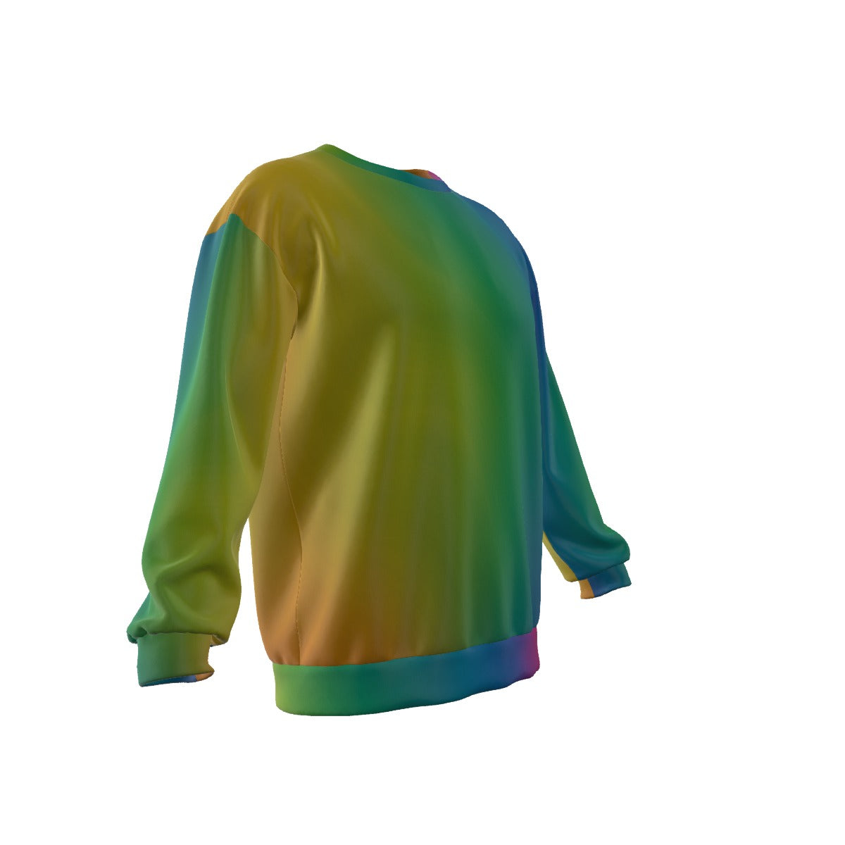 Men's Drop Shoulder Round Neck Long-Sleeved Sweatshirt