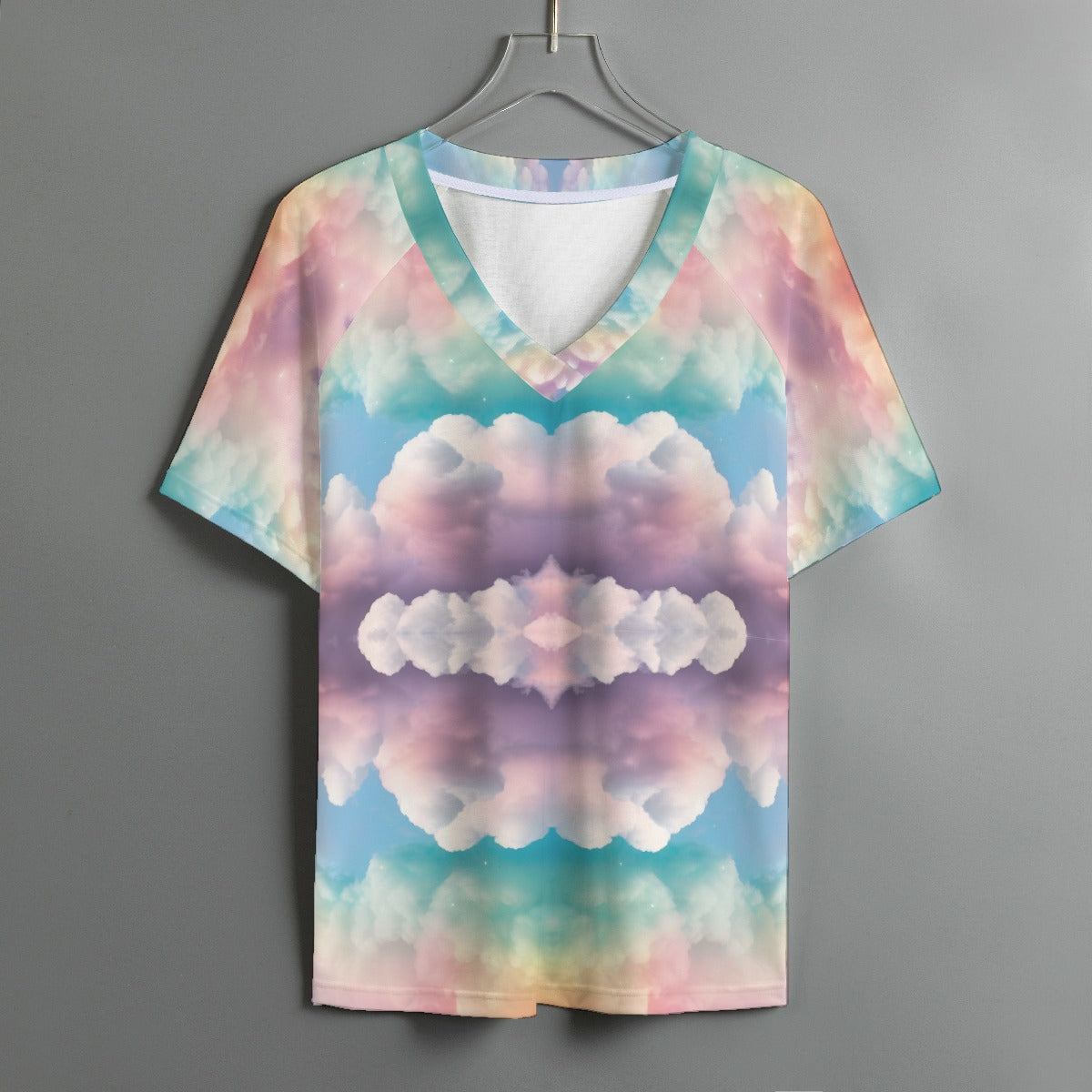 Women's V-neck T-shirt With Short Sleeve