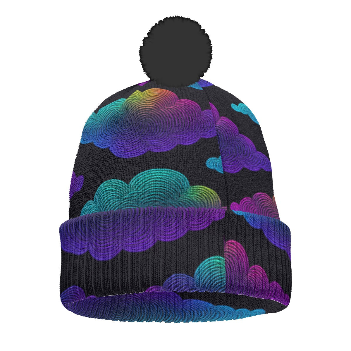 Unisex Knitted Hat With Pom-Pom