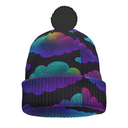Unisex Knitted Hat With Pom-Pom
