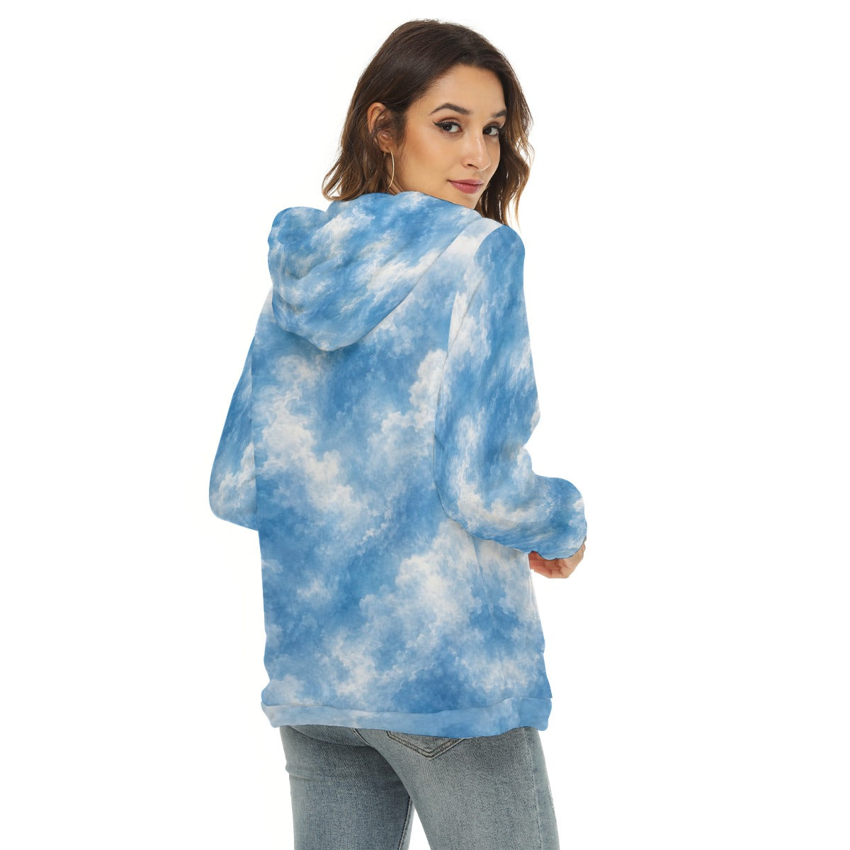 Women’s Borg-Fleece Half-Zip Hoodie - view 4
