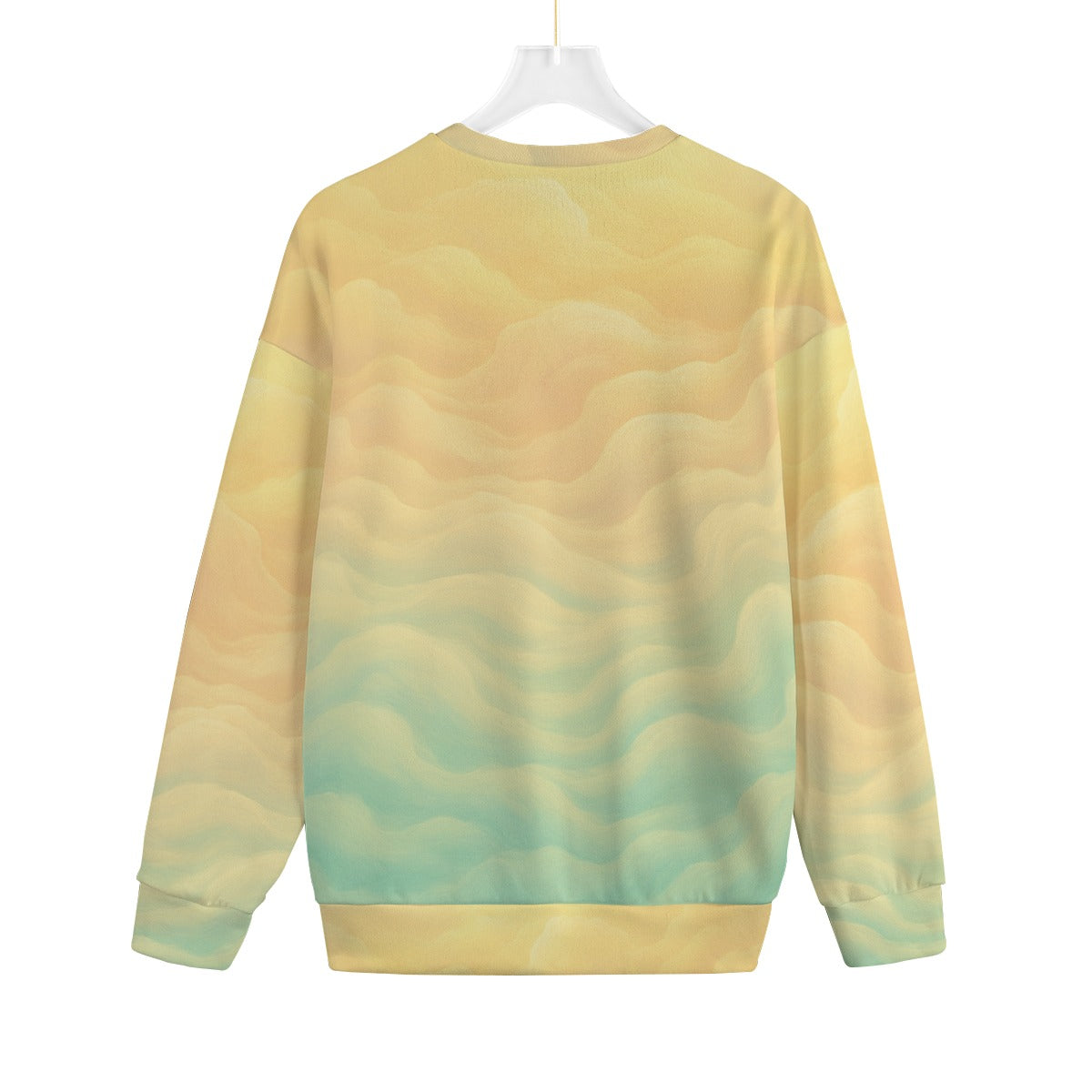 Unisex Drop-shoulder Knitted Fleece Sweater - view 2
