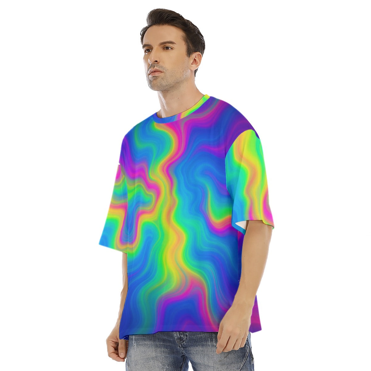 Men's Drop Shoulder T-shirt With Short Sleeve