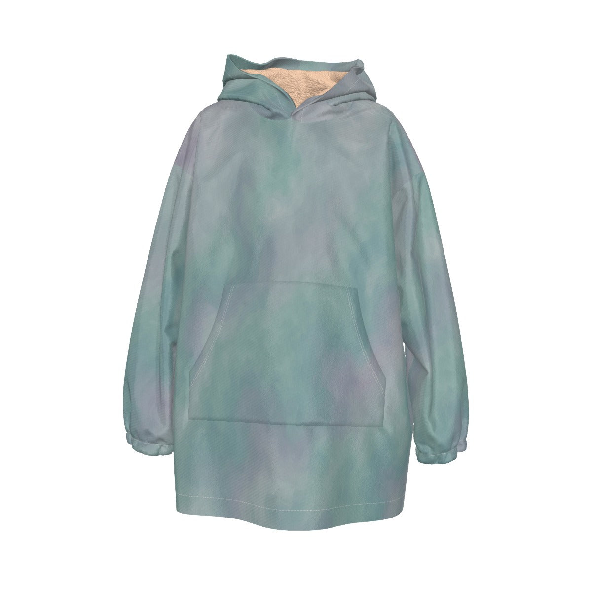 Unisex Kid's Sherpa Fleece Hoodie Blanket