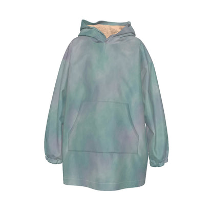 Unisex Kid's Sherpa Fleece Hoodie Blanket