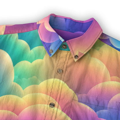 Men's Casual Lapel Long Sleeve Shirt|125GSM Cotton