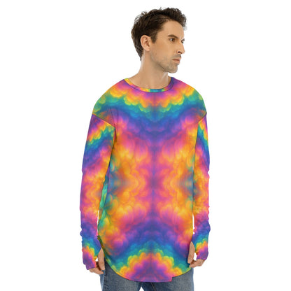 Men's Fingerless Long Sleeve T-shirt