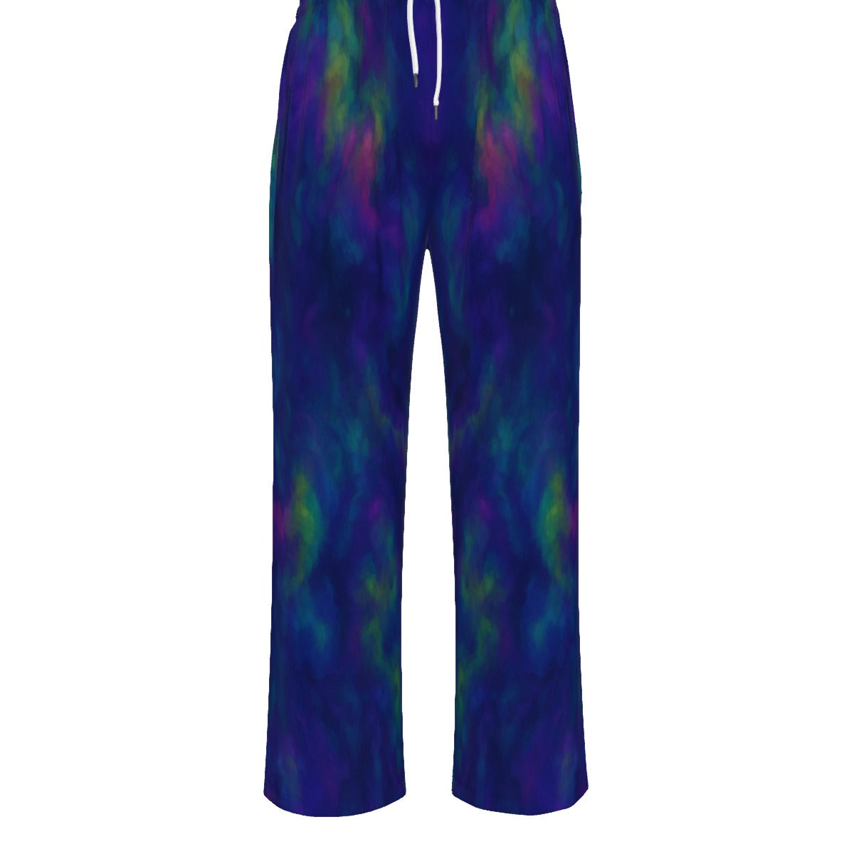 Unisex Knitted Fleece Wide Leg Pants