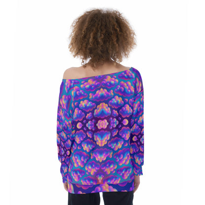 Women's Off-Shoulder Sweatshirt