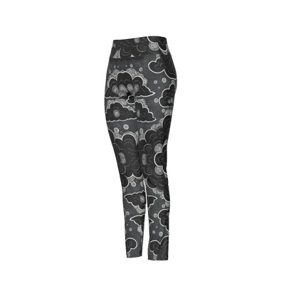 Women's High Waist Leggings | Side Stitch Closure