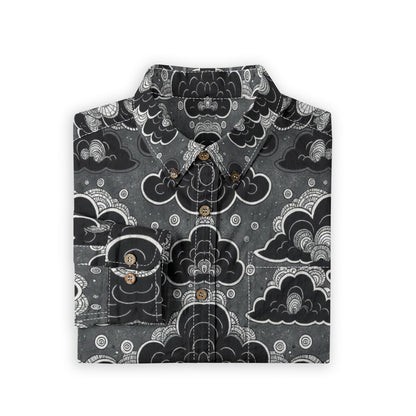 Men's Casual Lapel Long Sleeve Shirt|125GSM Cotton