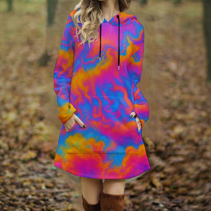 Women's Longline Hoodie Dress