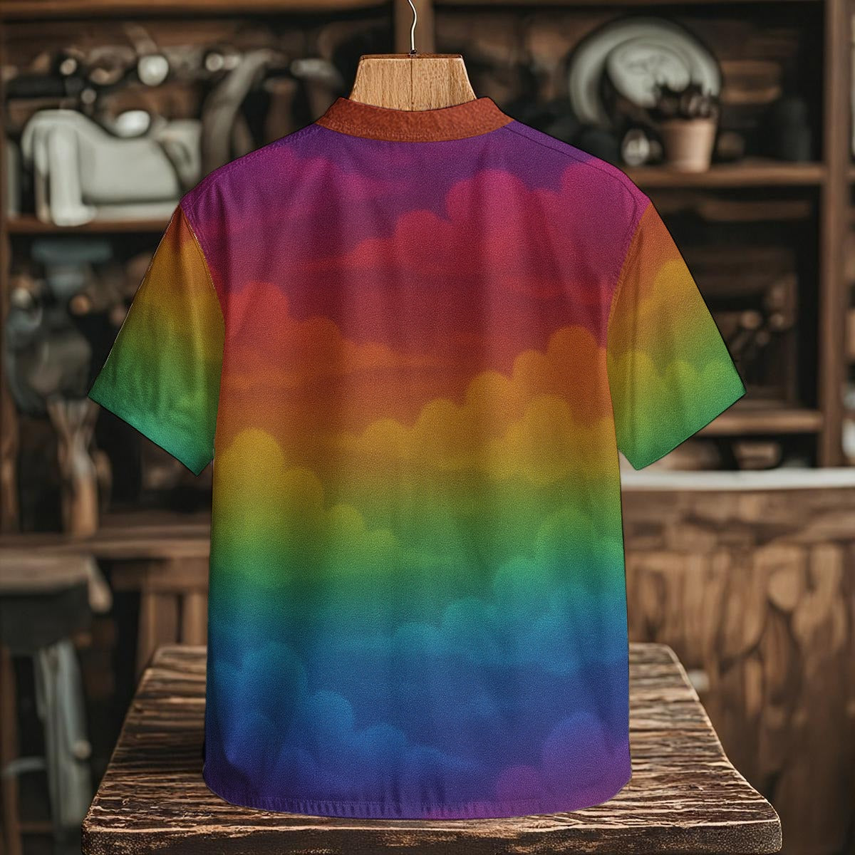 Men's Henley Shirt With Chest Pocket